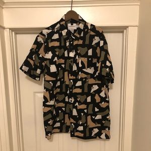 Topman Short Sleeve Printed Shirt